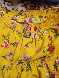 Floral Tiered Skirt