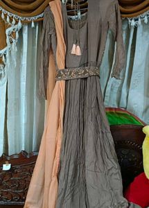 Designer Gown With Belt