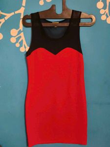 Candy & Black Mini Dress