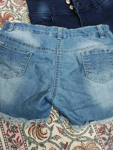 Denim Shorts Pack Of 3 (6-8 Years Girls)