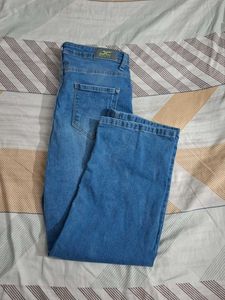 Ripped Wide-Leg Jeans