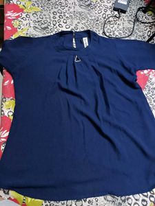 XXL Navy Blue Top