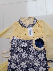 partywear Cute Girls Floral Dress