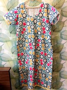 KURTA SET WITH EMBROIDERY &amp; MIRROR WORK. .