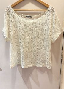 Crochet Knit Top