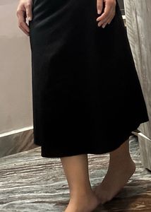 Black Flare Skirt