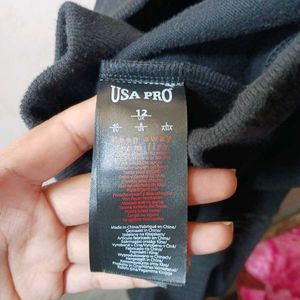 USA Pro Cropped Oversized Pullover