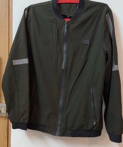 Olive Green Bomber Jacket