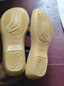 Kids Blue &amp; Brown Sandals with Buckles