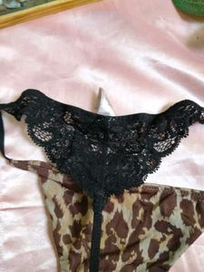 Leopard Print Thong