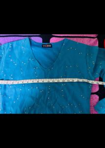 Beautiful Blue Long Sleeves Top 🩵