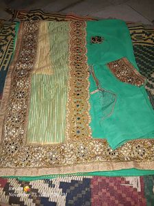 Gorgeous Green Saree