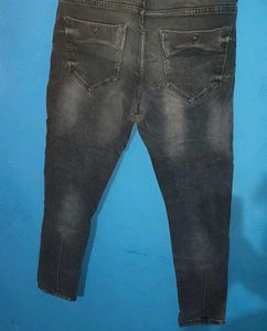 Distressed Fendi Jeans