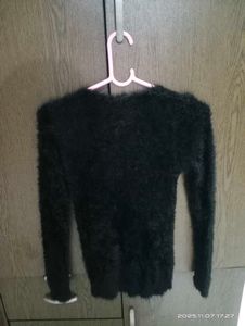 Fluffy Black Sweater