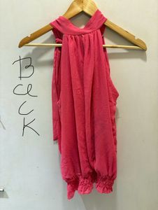 Chic Pink Halter Top