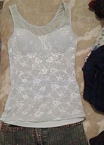 Camisole With Bra Attached Inside
