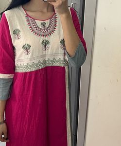 Pink Kurta (long)