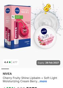 Nivea Lipbalm &amp; Cream Set