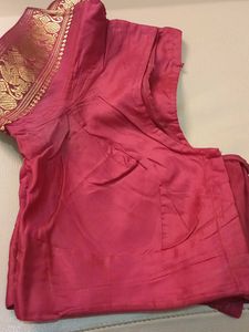 Red Readymade Saree Blouse