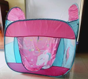 Unicorn Foldable Tent With Basketball 🏀.....