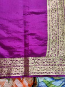 Magenta Silk Saree