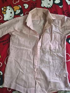 Pink Casual Shirt