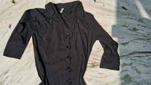 Chic Black Shirt Dress