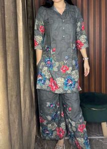 Floral printed coord set