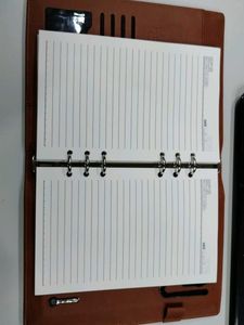 Leather Diary With Inbuilt Powerbank