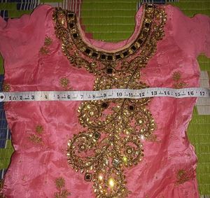 Organza Fancy Pink Suit