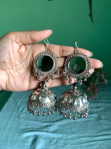 Oxidised Jhumka