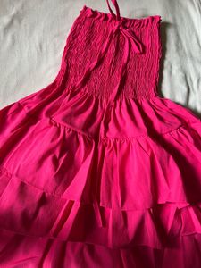 Pink Ruffle Dress