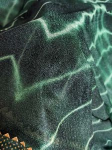 Elegant Green Net Saree