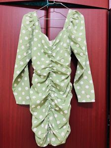 Polka Dot Mini Dress Size S