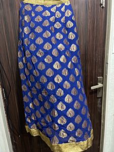 Blue Ethnic Skirt