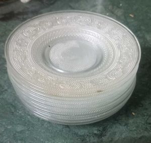 Ten Snacks Glass Plates