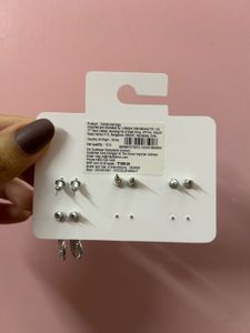 Max Stud Earrings Combo Of 4
