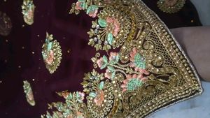 Kundan Work Saree .. Pretty Sare
