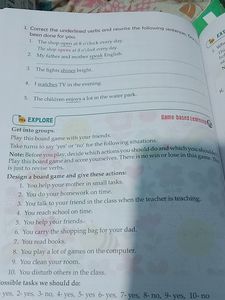 Grammar Book For Class -2