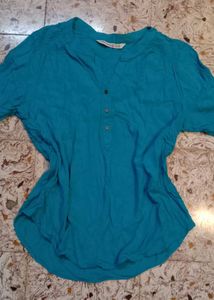 Teal Long Sleeve Button Down