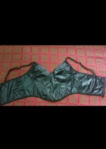 leather croptop