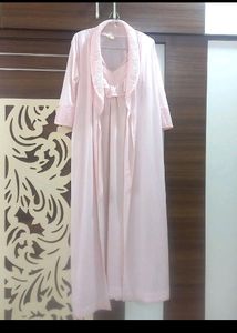 Sale Today Pink 2 Pcs NightGown