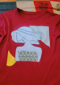 Maroon Graphic Tee
