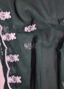 Dark Green Chicken Kari Kurti