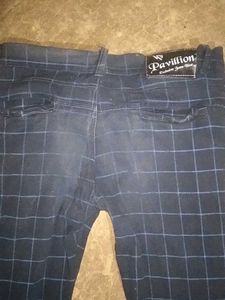 Checked Slim Fit Pants