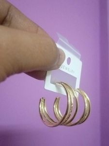Hoop Earrings-Anti Tarnish- Office Wear Ear Rings