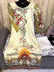 Floral Print Kurta