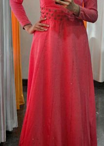 Elegant Rose Ethnic Gown
