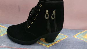 Casual Outdoor High Heel Ankle Boots
