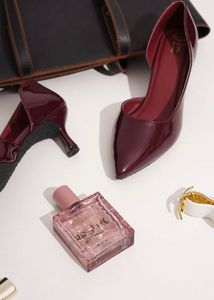 Burgundy Heels - Elegant Style